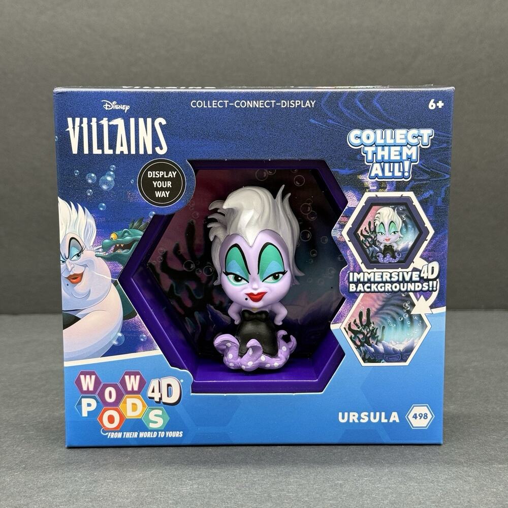 Wow Pods 4D Disney Villians The Little Mermaid Ursula #498 Figure